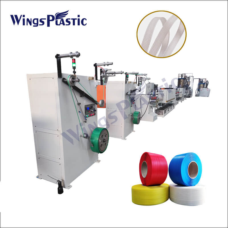 PET PP Strap Band Extrusion Line Extruder Equipment 10-50 M/min Winding Speed