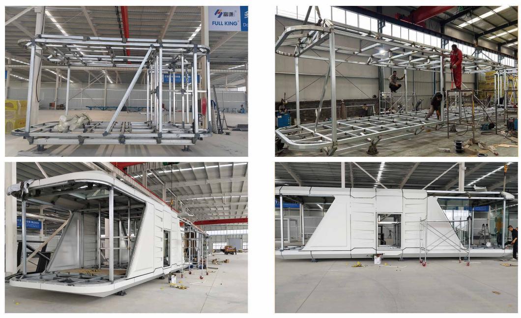 Space Capsule House 2 Bedroom With Kitchen Modular Mobile Home K7 Capsule Prefabricated House 6