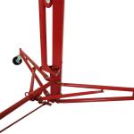 4.7m Gypsum Board Lift Welded Steel Drywall Panel Hoist With Hand Brake