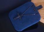 ODM 925 Sterling Silver Neckalce Diamond Cross Pendant Jewelry