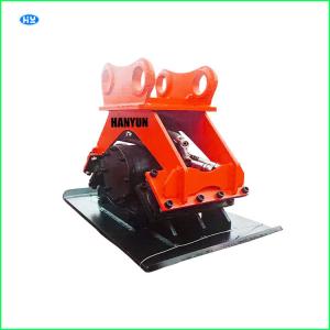 China 12-16 Ton Excavator Hydraulic Compactor Plate Red High Strength Steel wholesale