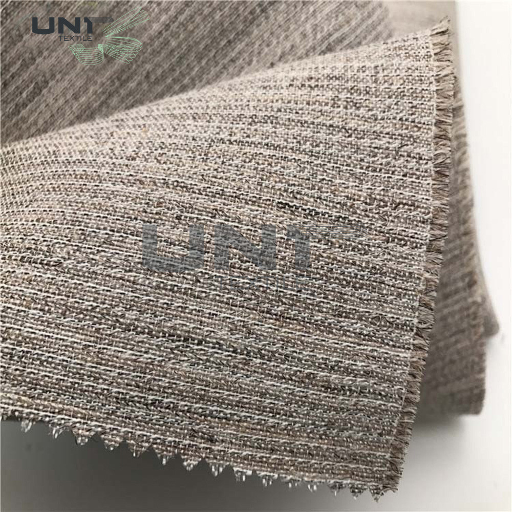 Elastic Stiff Natural Horse Hair Interlining 160cm Width For Suit