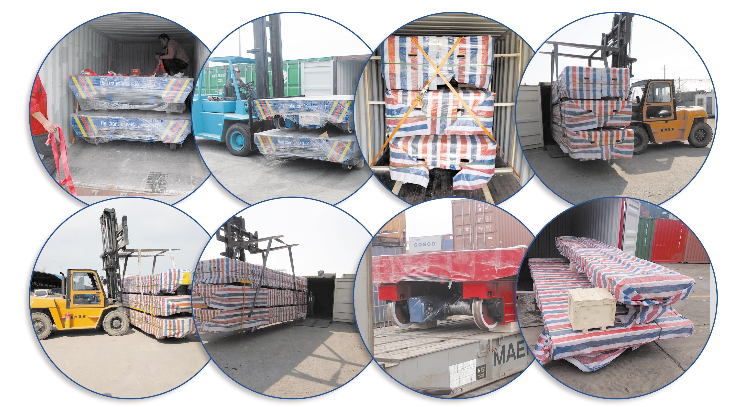 Bay to Bay Cement Shunter Trolley Motorized Heavy Transporter