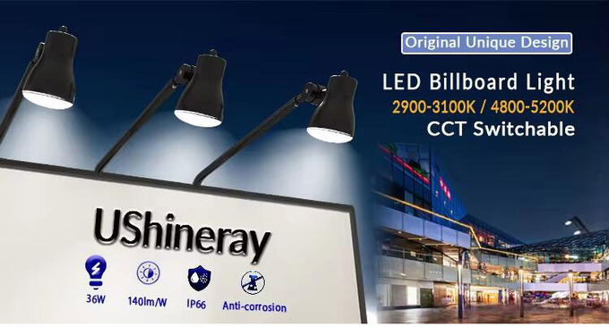Color Temperature Adjustable Led Advertising Lights 36W Advertisement Light For Supermarket