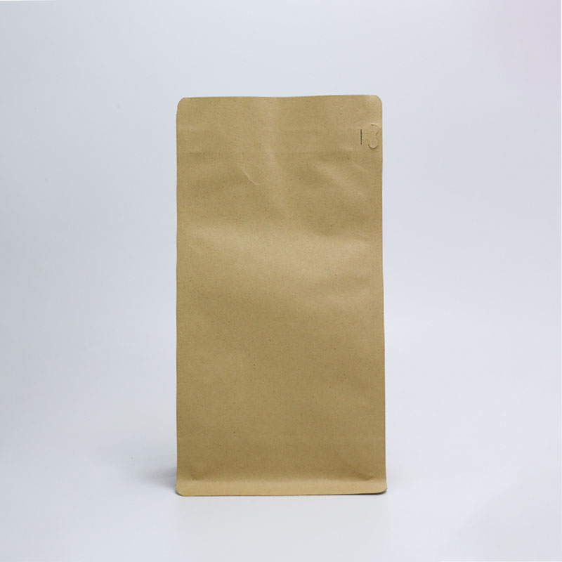 Refoldable Kraft Paper Coffee Tea Packaging