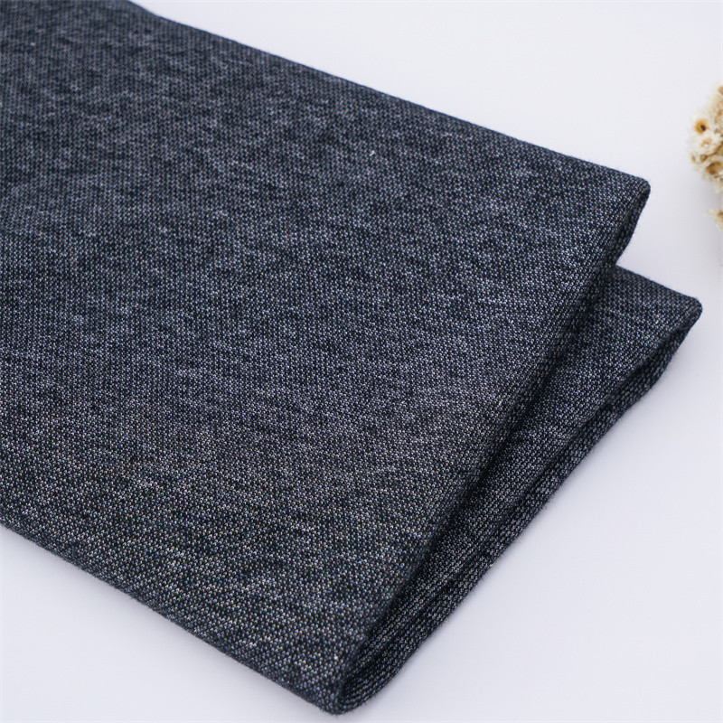 Simple, Wear-Resistant And Comfortable Skin-Friendly Solid Knit Fabric For T-Shirt