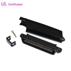 China Centronic 90 Degree 50 Pin Male IDC Connector With Phosphor Bronze Pin Material wholesale