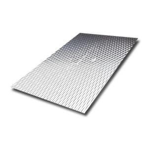 China 2B BA No.4 Finish 2WL Texture Decorative Metal Sheet 304 316 Embossed Stainless Steel Sheet Uk wholesale