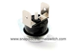 China Vertical Terminal Snap Disc Thermal Switch Bimetal Snap Disc Thermostat wholesale