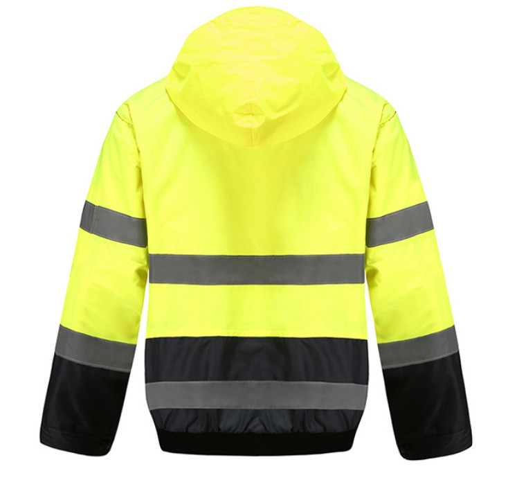 Reflective PPE Safety Wear Waterproof Jacket High Visibility Traffic Warning Safety Work Clothes Can Be Customized Logo