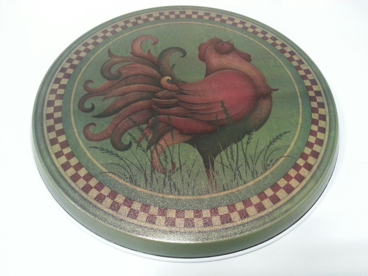 CYMK Printing Promotional Tin Cans , 0.22mm Gas Stove Burner Cover ,Metal Lid
