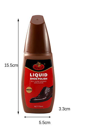 Black Traditional Shoe Polish Repair For Leather Quick Shine Liquid Shoe Care Wholesale