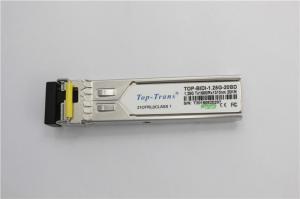 China Toptrans BIDI 1.25G 1310nm 1550nm SFP Optical Transceiver 25Km wholesale