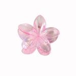 AB color frangipani hair clip Flower shark clip hair accessories