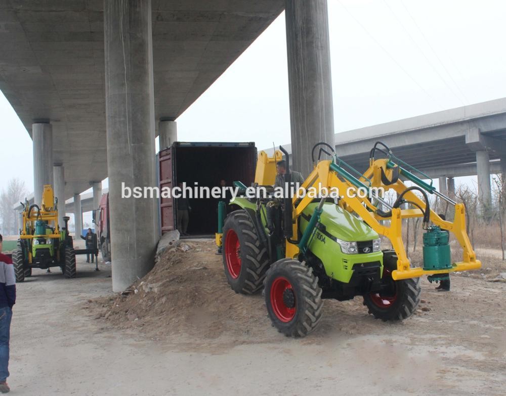 Customer design cement pole erection machine pole drilling machine