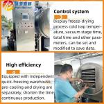 Industrial Flower Freeze Dryer with 850*750mm Tray Size and Silicone Oil