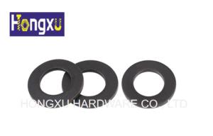 China DIN125 Customized M6 - M36 Round Flat Washers 8 Grade Blackened High Strength wholesale