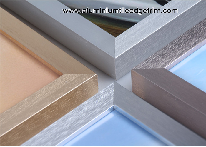 brushed aluminium picture frames