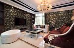 Eco-friendly Vinyl-coated PVC Wallcovering Bathroom Decor 0.53*10M Wallpaper
