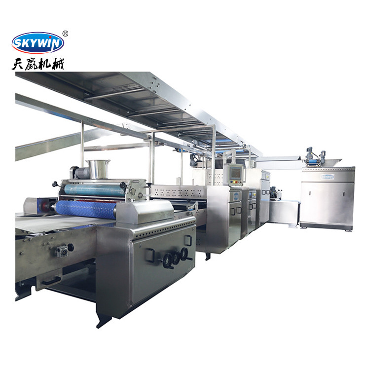 Full Automatic Biscuit Factory Machine Hard And Soft Biscuit Production Line