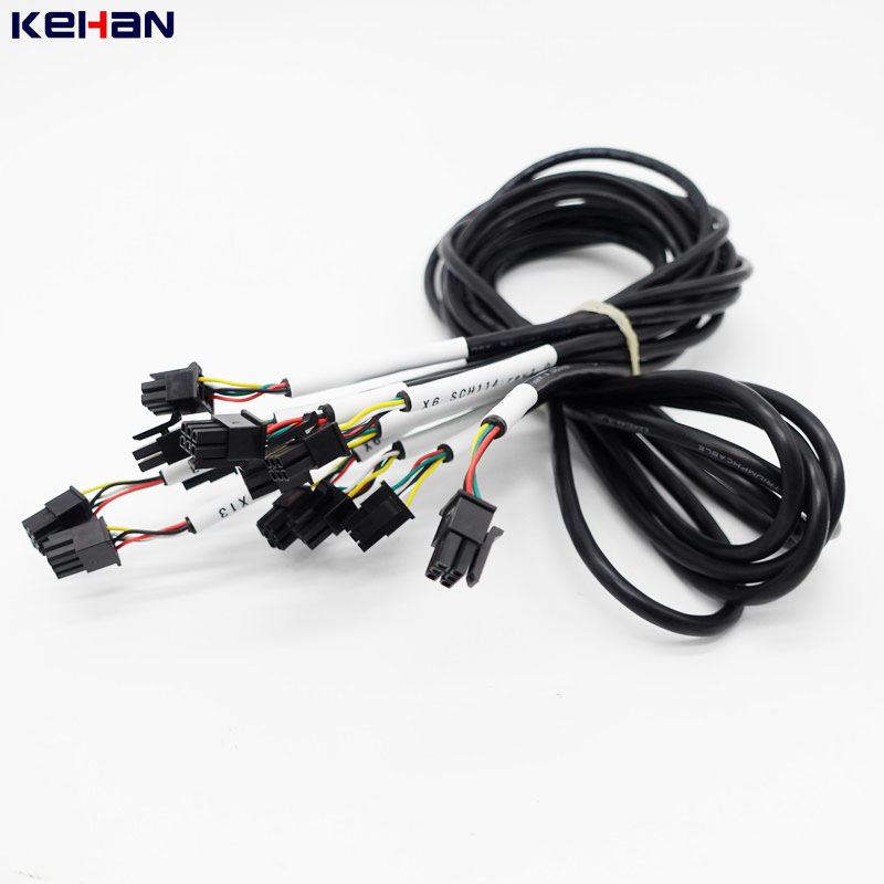Customized 2/3/4/5/6/7/8/10 Connectors Wiring Harness for Internal Electrical Equipment