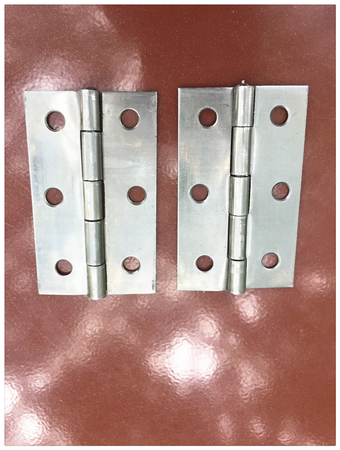 ISO9001 Heavy Duty Metal Door Hinges Unpolished Treatment Customized Size Color