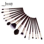 Jessup 15Pcs Zinfandel Makeup Brushes Set Private Label Makeup Brush Cosmetic