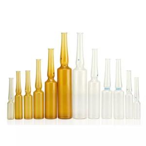 China ISO Standard 1ml 2ml 5ml 10ml 20ml Empty Clear Amber White Pharmaceutical Use wholesale