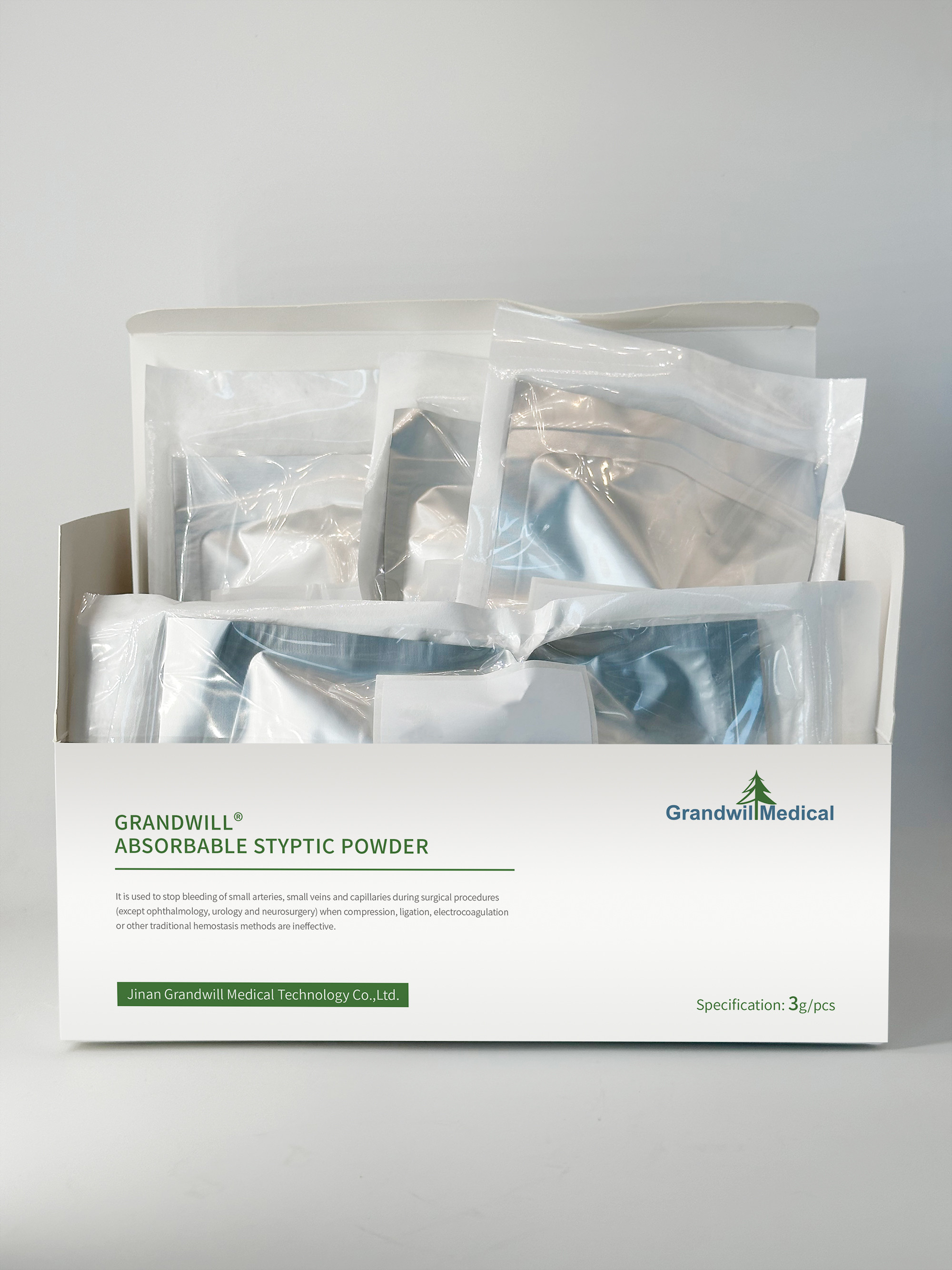 Clinical Departments Absorbable Hemostatic Powder For Surgical Stopping Bleeding