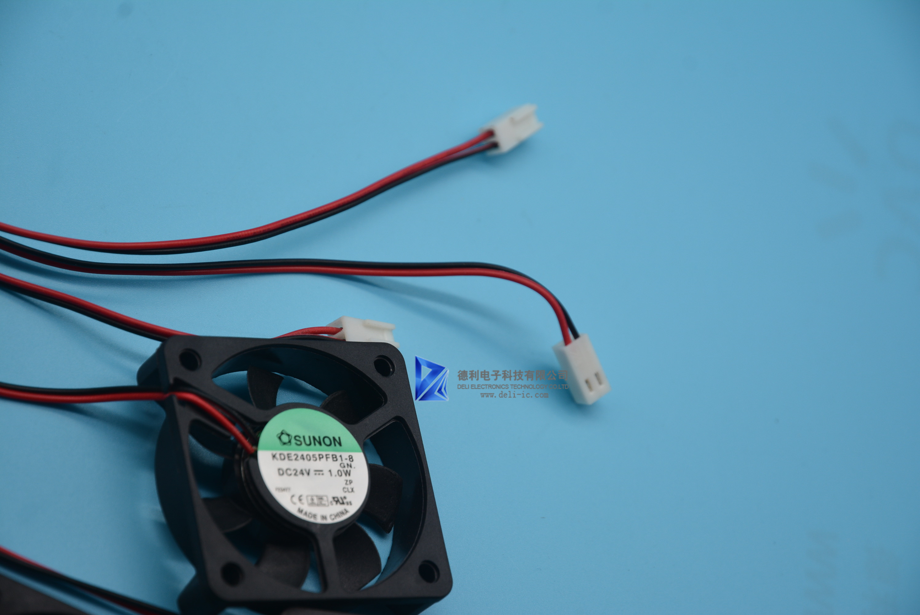SUNON Ball Bearing 0.042A 1W Axial Flow Fan 5010 KDE2405PFB1-8