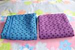 blue anti slip yoga mat towel