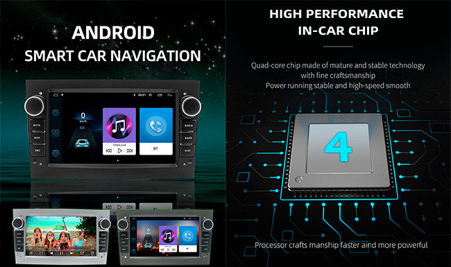 Opel70B Opel70G 2 Din Android Car Stereo Car Multimedia Player Hd 1080p ROHS