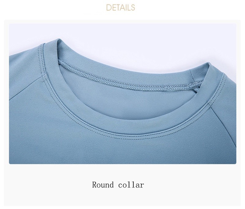 Pro Skin Breathable Long Sleeve Workout Ladies Yoga Tops Slim Fit Casual Shirts