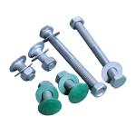 Highway Guardrail Round Head Hot Dip Galvanized Bolt for Roadway Safety