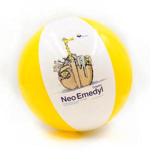 China Antiwear PVC 12 Inch Inflatable Beach Ball , Ultralight Custom Printed Beach Balls wholesale