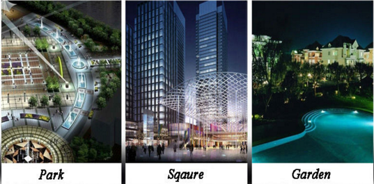 3w One Side Emitting In Ground Led Lights Stainless Steel For Landscape Garden