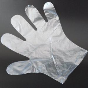 China PE Transparent Disposable Cooking Gloves Anti Skid Dish Washing Usage wholesale