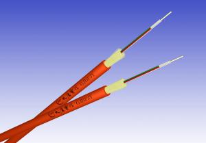 China Aramid Yarn Multi Fiber Indoor Optical Fiber Cable LSZH Outer Sheath wholesale