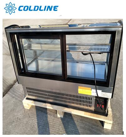 3.3CU.FT Glass Refrigerated Bakery Display Case For Bakery Shop