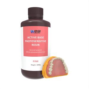 China Denture Bases Biocompatible 3d Resin Pink Dental 3d Printing Resin wholesale