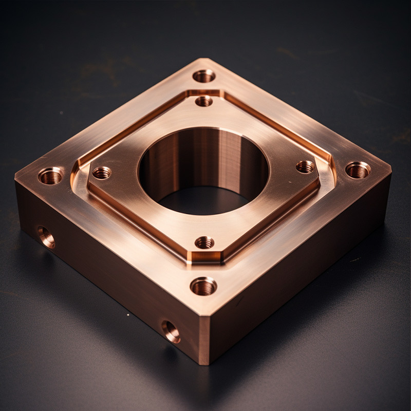 High Quality CNC Machined Metal Parts Customized Metal Machining Part Copper Machining Services