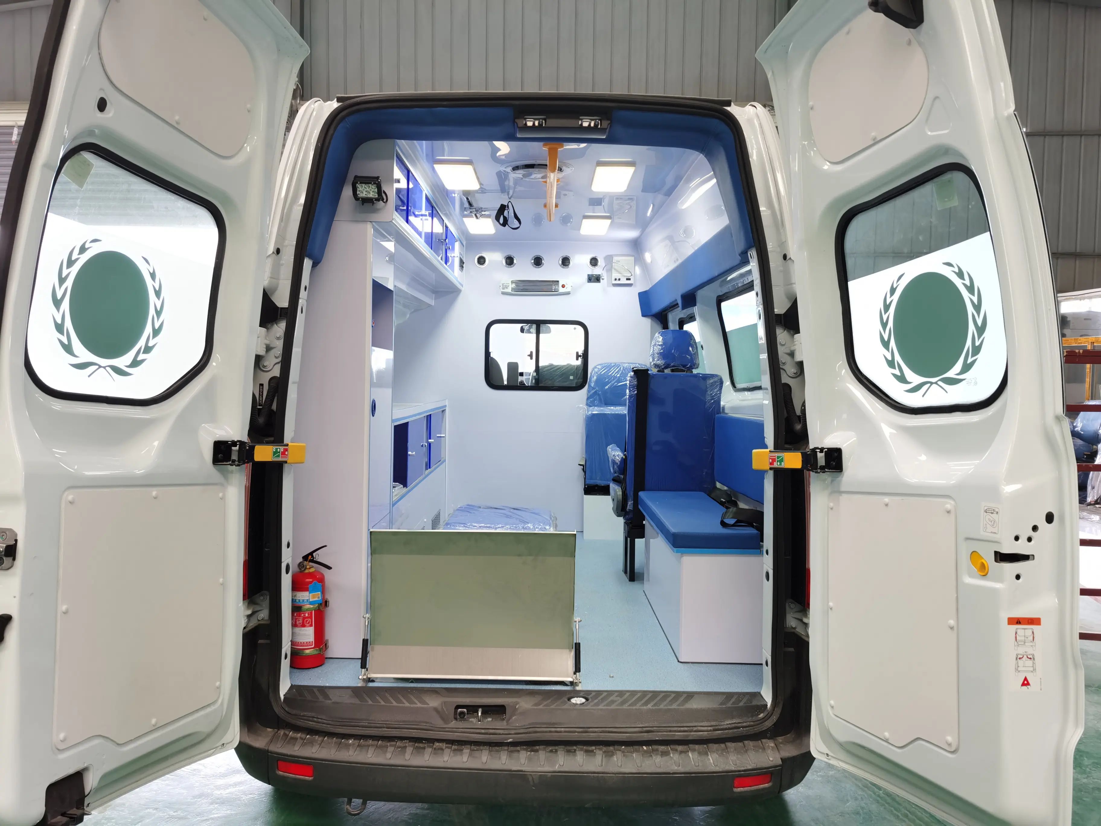 Euro 3 Ford Used Ambulance 3m - 8m Hospital Ambulance Vehicle