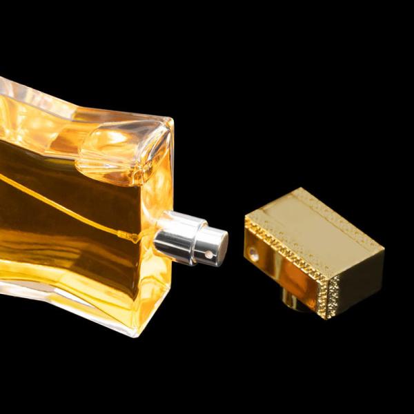 Luxury Custom Glass Perfume Bottles | Irregular Shape | 3D Molding | Hot Stamping | Premium Packaging
