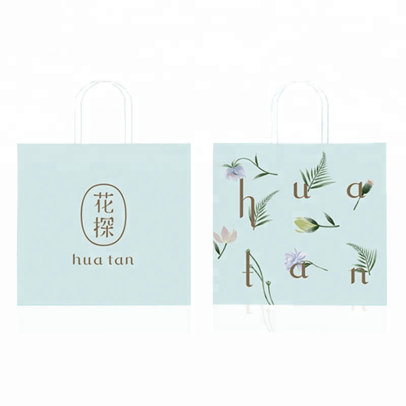 OEM ODM Rope Handle Gift Bags Paper Biodegradable Treat Bags With Handles