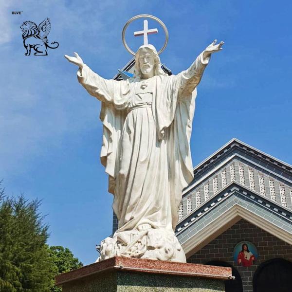 Marble Life Size Sacred Heart Jesus Statue Catholic Statues Religious Christian