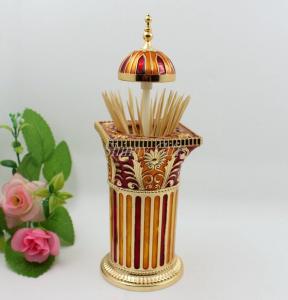 China Shinny Gifts Accessories Automatic Pressed Toothpick Holder wholesale