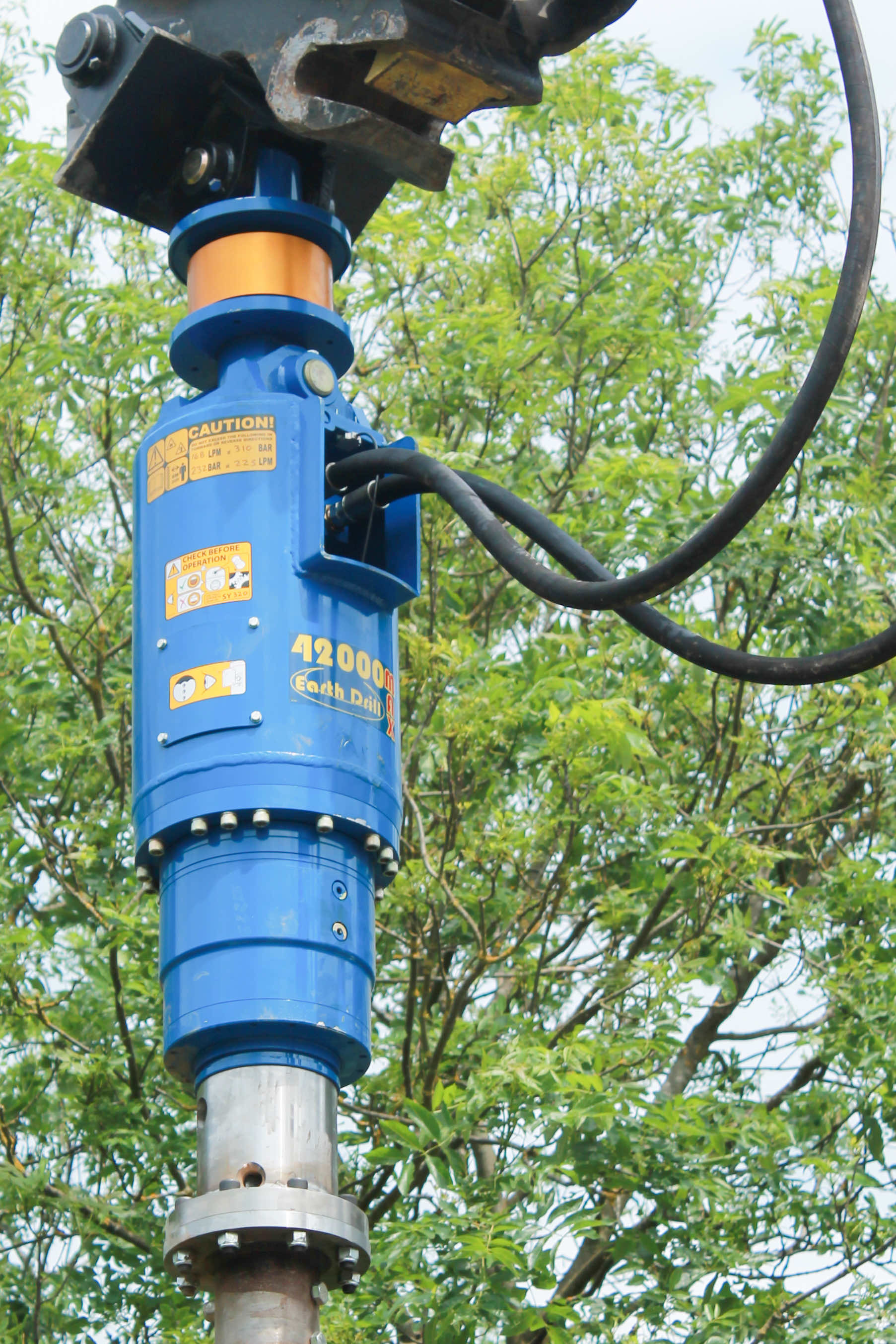 High-Efficiency Max Torque 5477 nm Hydraulic Earth Auger for Fast and Precise Drilling