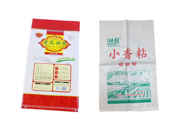 Recycling Woven Polypropylene Feed Bags 10kg 25kg BOPP Printing