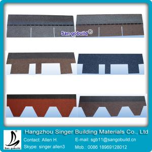 China 3 tab goethe and mosaic roofing shingle wholesale