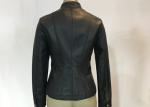 Simple Syle Jack Females Pleather Jacket Slim Ladies Leather Biker Jacket